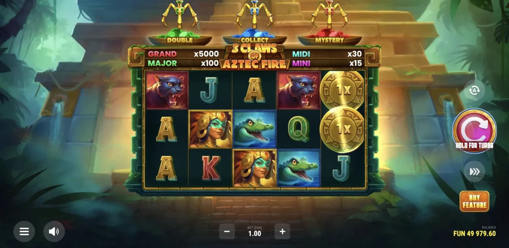 3 Claws of Aztec Fire Slot