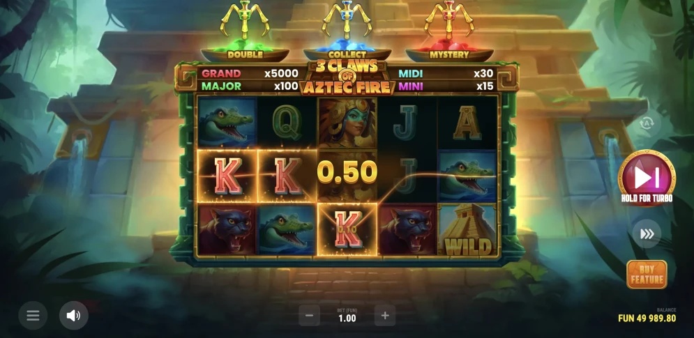 3 Claws of Aztec Fire Slot